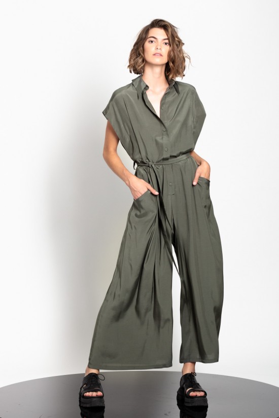 Drop Shoulder Jumpsuit - JS42042.44 Drop Shoulder Jumpsuit - JS42042.44