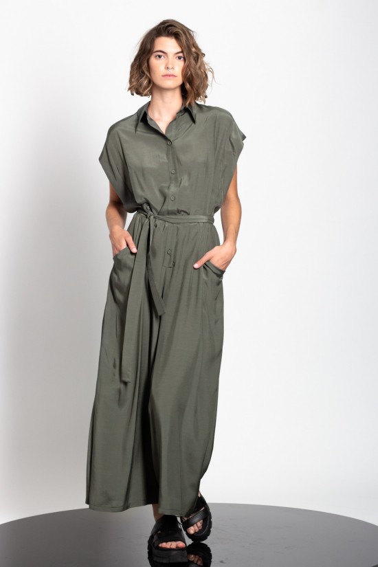 Drop Shoulder Jumpsuit - JS42042.44 Drop Shoulder Jumpsuit - JS42042.44