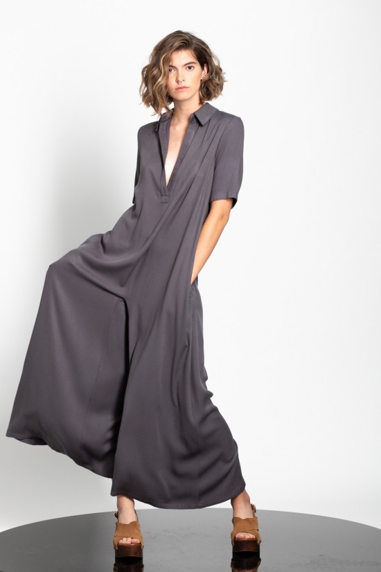 Jumpsuit in a comfortable line with a collar Gaffer&Fluf - JS42507.41 Jumpsuit in a comfortable line with a collar Gaffer&Fluf - JS42507.41