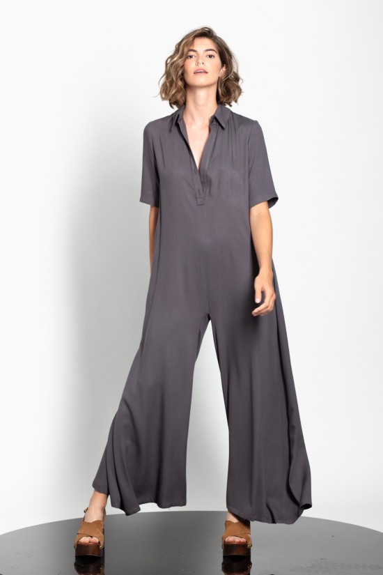 Jumpsuit in a comfortable line with a collar Gaffer&Fluf - JS42507.41 Jumpsuit in a comfortable line with a collar Gaffer&Fluf - JS42507.41