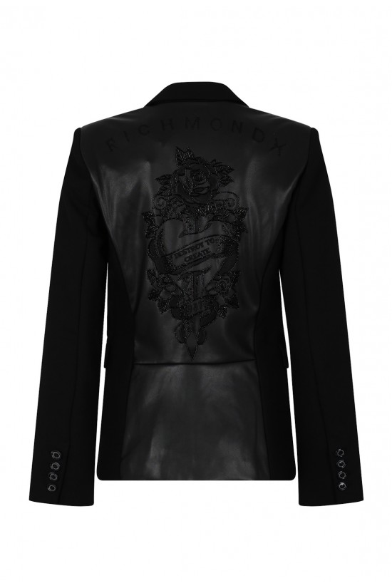 Γυναικείο μαύρο blazer - John Richmond UWA26084GC