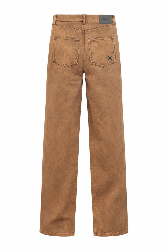 Γυναικείο μπεζ τζιν παντελόνι - John Richmond UWP26199JE