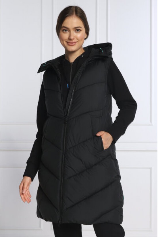 Black Save The Duck Puffer Vest Jacket - D87730W Black Save The Duck Puffer Vest Jacket - D87730W