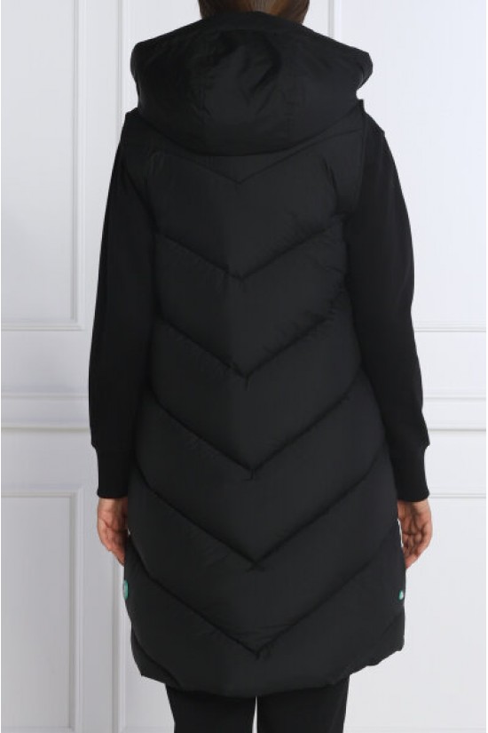 Black Save The Duck Puffer Vest Jacket - D87730W Black Save The Duck Puffer Vest Jacket - D87730W