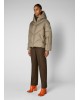 Beige Save The Duck hooded puffer Jacket - D30384W Beige Save The Duck hooded puffer Jacket - D30384W