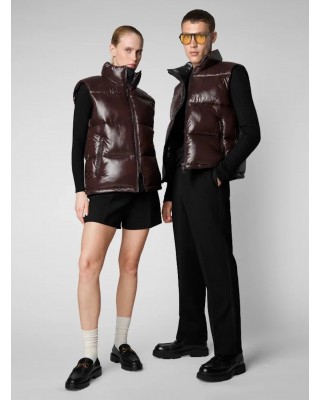 Unisex καφέ αμάνικο μπουφάν - Save the duck D81382U Unisex καφέ αμάνικο μπουφάν - Save the duck D81382U