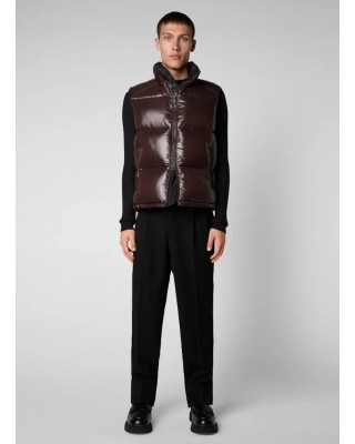 Unisex καφέ αμάνικο μπουφάν - Save the duck D81382U Unisex καφέ αμάνικο μπουφάν - Save the duck D81382U