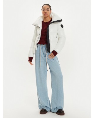 Γυναικείο λευκό μπουφάν puffer - Save the Duck D39370W Γυναικείο λευκό μπουφάν puffer - Save the Duck D39370W