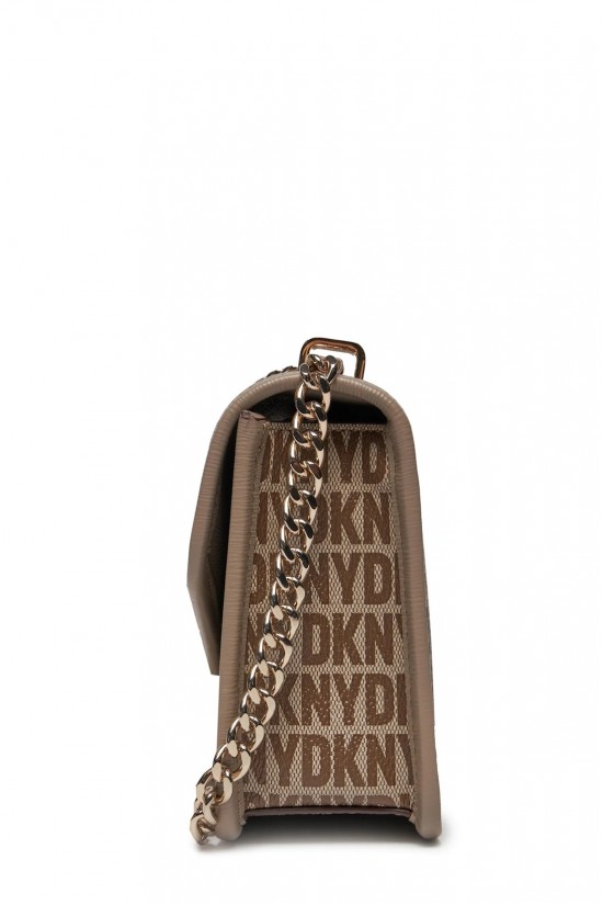 Γυναικεία καφέ τσάντα ώμου - DKNY Elissa R3432C81