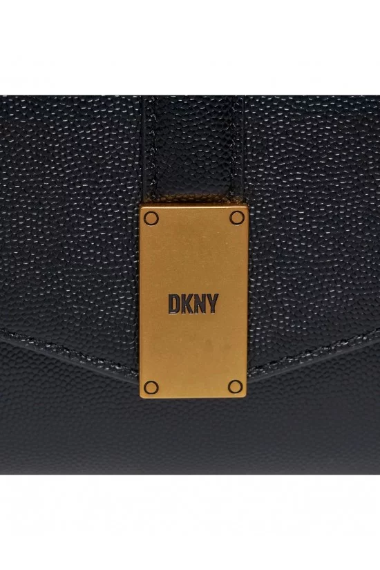 Γυναικεία μαύρη δερμάτινη τσάντα - DKNY Conner R343RB25 Γυναικεία μαύρη δερμάτινη τσάντα - DKNY Conner R343RB25