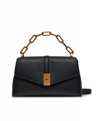 Γυναικεία μαύρη δερμάτινη τσάντα - DKNY Conner R343RB25 Γυναικεία μαύρη δερμάτινη τσάντα - DKNY Conner R343RB25