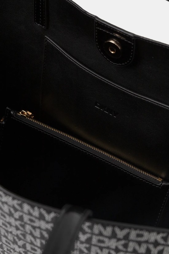 Γυναικεία μαύρη τσάντα ώμου - DKNY Avril Tote Bag R52A5G54 Γυναικεία μαύρη τσάντα ώμου - DKNY Avril Tote Bag R52A5G54