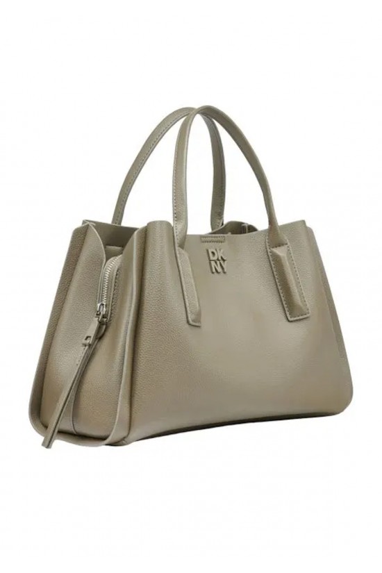 Γυναικεία χακί τσάντα ώμου - DKNY Josie Satchel R51DAI98 Γυναικεία χακί τσάντα ώμου - DKNY Josie Satchel R51DAI98