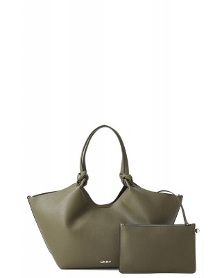 Γυναικεία χακί τσάντα ώμου tote md bag - DKNY Paula R42BAE49 Γυναικεία χακί τσάντα ώμου tote md bag - DKNY Paula R42BAE49