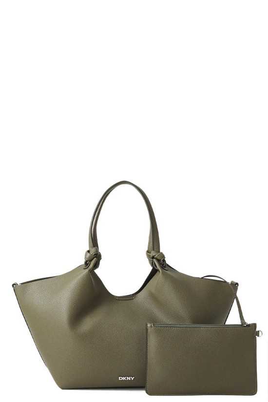 Γυναικεία χακί τσάντα ώμου tote md bag - DKNY Paula R42BAE49 Γυναικεία χακί τσάντα ώμου tote md bag - DKNY Paula R42BAE49