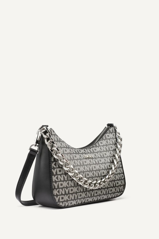 Γυναικεία μαύρη τσάντα - DKNY Jenna Crossbody R52E5I10 Γυναικεία μαύρη τσάντα - DKNY Jenna Crossbody R52E5I10