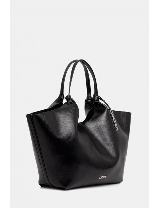 Γυναικεία μαύρα shopper τσάντα ώμου - DKNY Paula R62AXE48