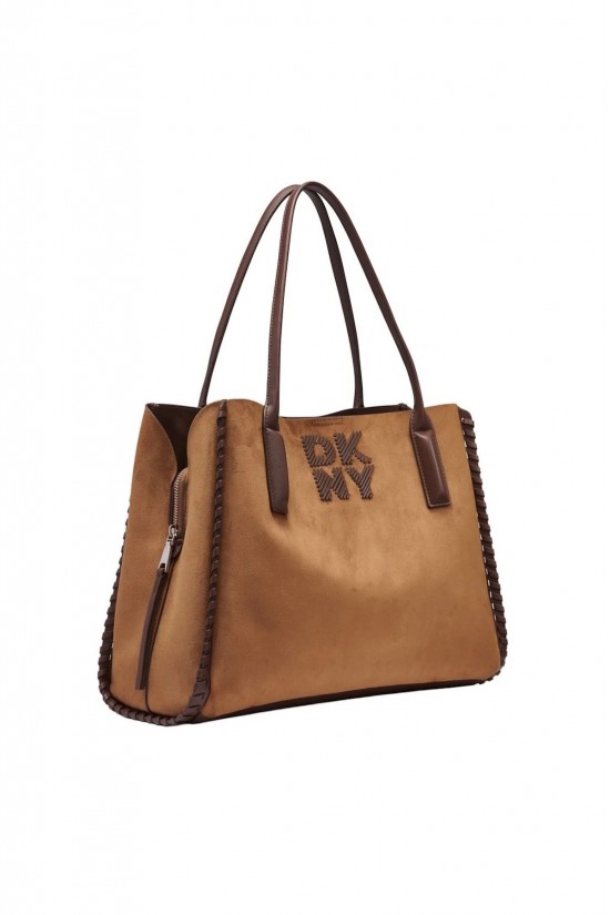 Γυναικεία καφέ τσάντα ώμου - DKNY Josie Tote Almond R62AMI97 Γυναικεία καφέ τσάντα ώμου - DKNY Josie Tote Almond R62AMI97