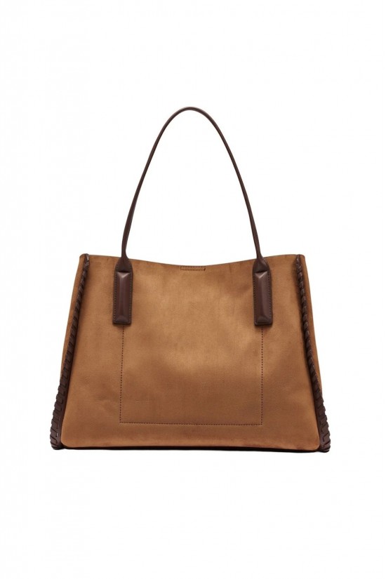 Γυναικεία καφέ τσάντα ώμου - DKNY Josie Tote Almond R62AMI97 Γυναικεία καφέ τσάντα ώμου - DKNY Josie Tote Almond R62AMI97