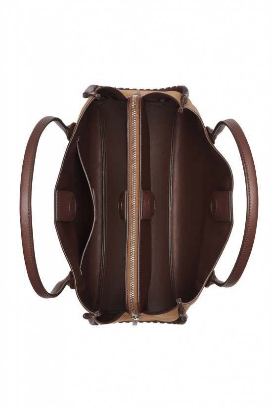 Γυναικεία καφέ τσάντα ώμου - DKNY Josie Tote Almond R62AMI97 Γυναικεία καφέ τσάντα ώμου - DKNY Josie Tote Almond R62AMI97