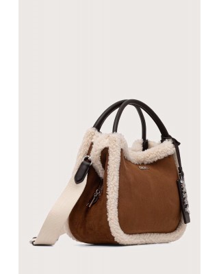 Γυναικεία ταμπά σουέτ τσάντα με γούνα - DKNY R62CMK69 Γυναικεία ταμπά σουέτ τσάντα με γούνα - DKNY R62CMK69
