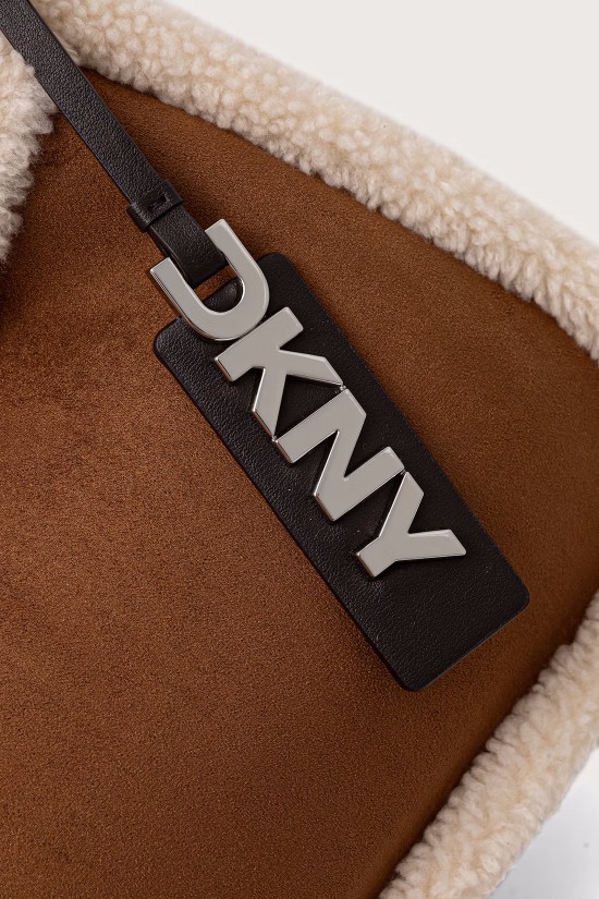 Γυναικεία ταμπά σουέτ τσάντα με γούνα - DKNY R62CMK69 Γυναικεία ταμπά σουέτ τσάντα με γούνα - DKNY R62CMK69