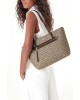 Γυναικεία καφέ τσάντα ώμου με λογότυπο - DKNY Bryant R42AYE20