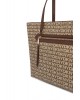 Γυναικεία καφέ τσάντα ώμου με λογότυπο - DKNY Bryant R42AYE20