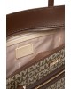 Γυναικεία καφέ τσάντα ώμου με λογότυπο - DKNY Bryant R42AYE20