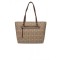 Γυναικεία καφέ τσάντα ώμου με λογότυπο - DKNY Bryant R42AYE20