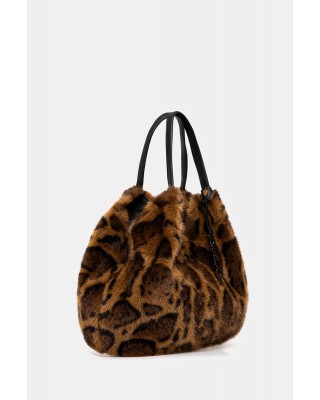 Γυναικεία τσάντα shopper - DKNY Paula Leopard Fux R63BIE49 Γυναικεία τσάντα shopper - DKNY Paula Leopard Fux R63BIE49