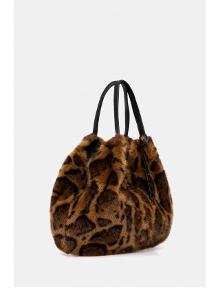 Γυναικεία τσάντα shopper - DKNY Paula Leopard Fux R63BIE49