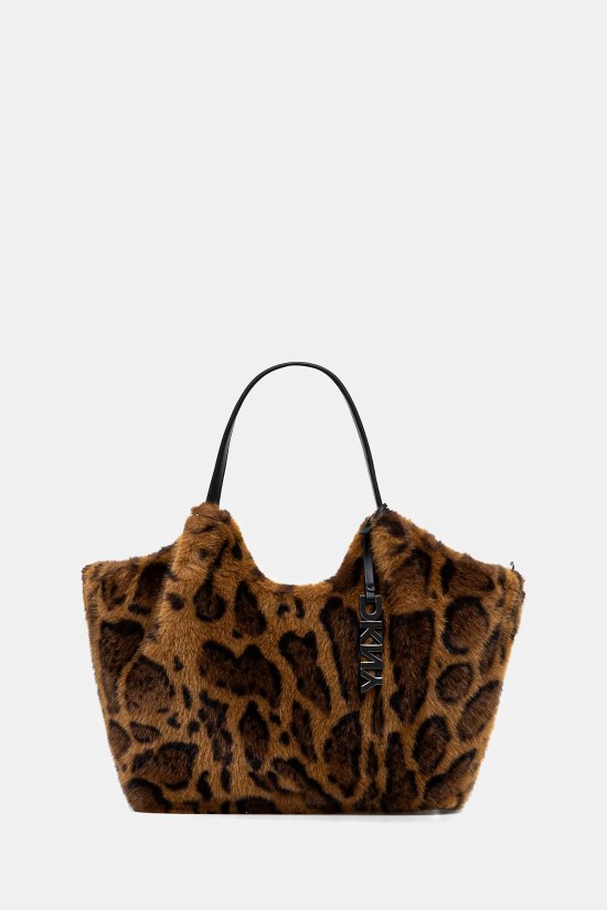 Γυναικεία τσάντα shopper - DKNY Paula Leopard Fux R63BIE49 Γυναικεία τσάντα shopper - DKNY Paula Leopard Fux R63BIE49