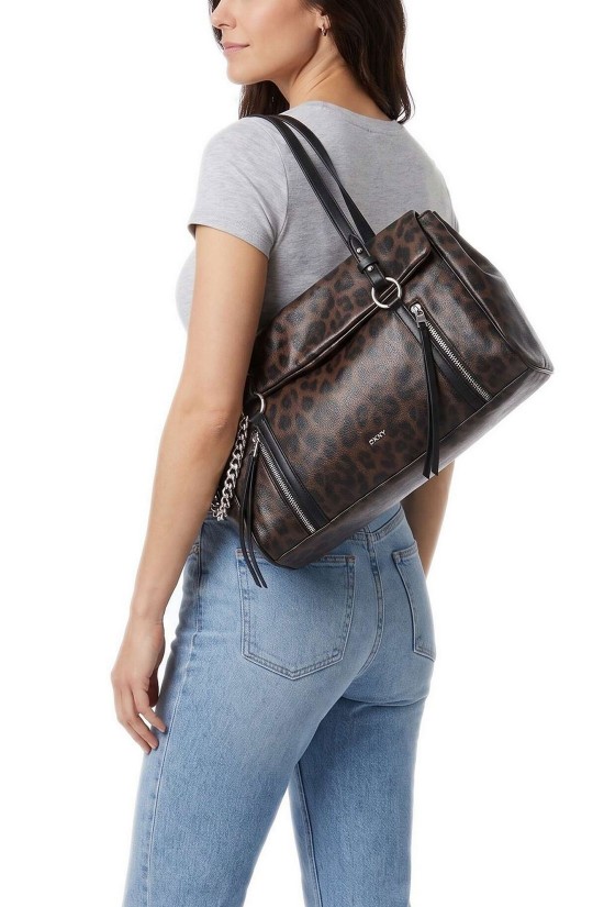 Γυναικεία λεοπάρ τσάντα ώμου - DKNY SKye Leopar R63DLR15 Γυναικεία λεοπάρ τσάντα ώμου - DKNY SKye Leopar R63DLR15