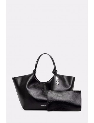 Γυναικεία μαύρα shopper τσάντα ώμου - DKNY Paula R62AXE48