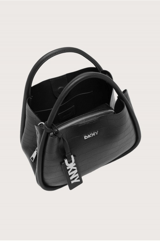 Γυναικεία μαύρη τσάντα tote - DKNY Capri Tote R63CPK69 Γυναικεία μαύρη τσάντα tote - DKNY Capri Tote R63CPK69