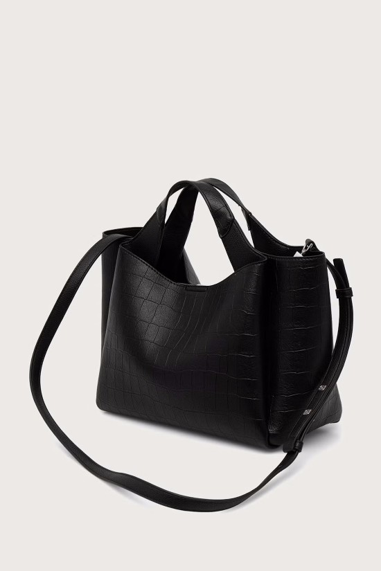 Γυναικεία μαύρη τσάντα χειρός - DKNY Willa Tote R63DPG33 Γυναικεία μαύρη τσάντα χειρός - DKNY Willa Tote R63DPG33