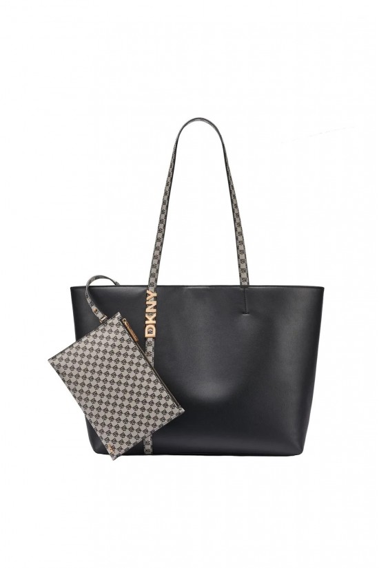 Γυναικεία μαύρη τσάντα ώμου - DKNY Avril R62A6G54 Γυναικεία μαύρη τσάντα ώμου - DKNY Avril R62A6G54