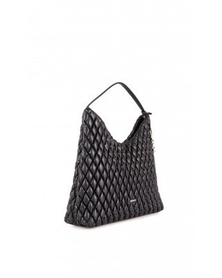 Γυναικεία μαύρη τσάντα ώμου - DKNY Paula Hobo R62AZO07