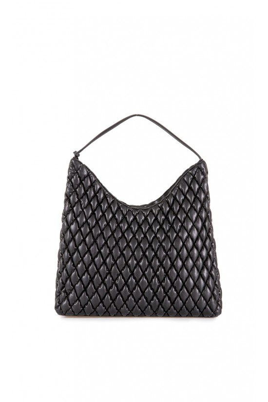 Γυναικεία μαύρη τσάντα ώμου - DKNY Paula Hobo R62AZO07