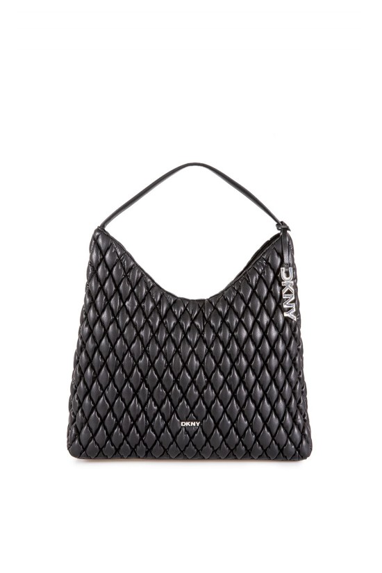 Γυναικεία μαύρη τσάντα ώμου - DKNY Paula Hobo R62AZO07