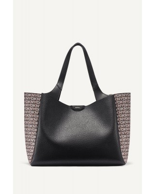 Γυναικεία μαύρη τσάντα shopper - DKNY Willa tote R61D5G32