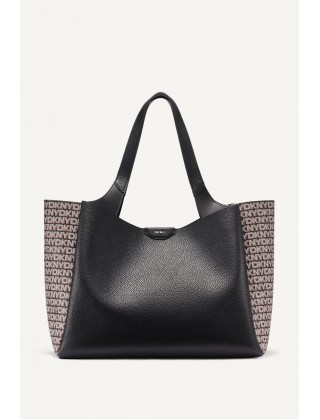 Γυναικεία μαύρη τσάντα shopper - DKNY Willa tote R61D5G32