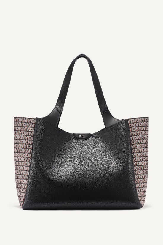 Γυναικεία μαύρη τσάντα shopper - DKNY Willa tote R61D5G32