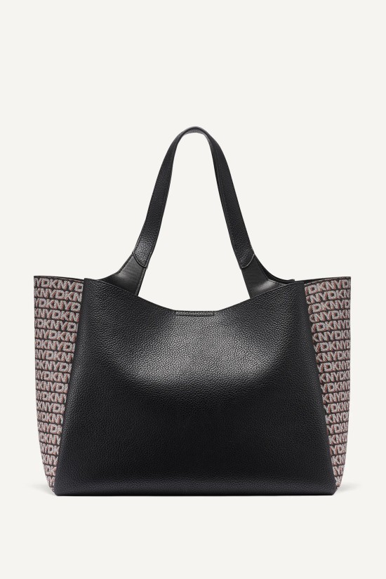 Γυναικεία μαύρη τσάντα shopper - DKNY Willa tote R61D5G32