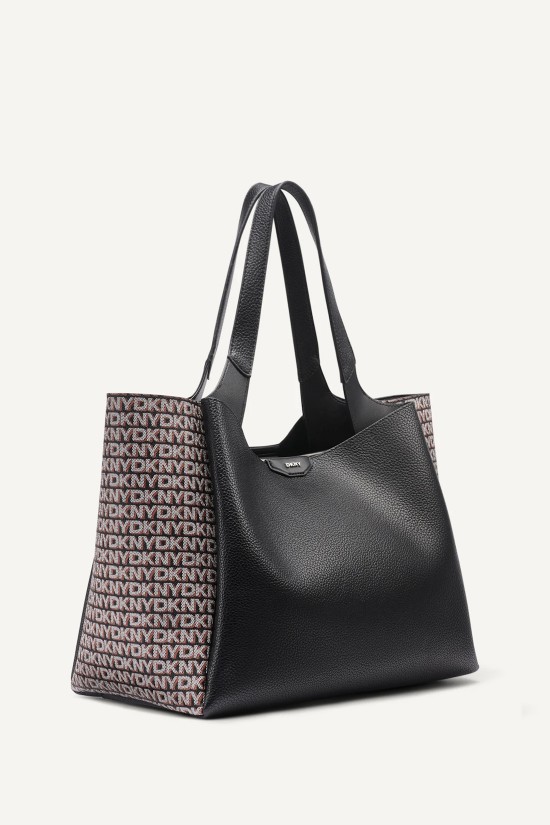 Γυναικεία μαύρη τσάντα shopper - DKNY Willa tote R61D5G32
