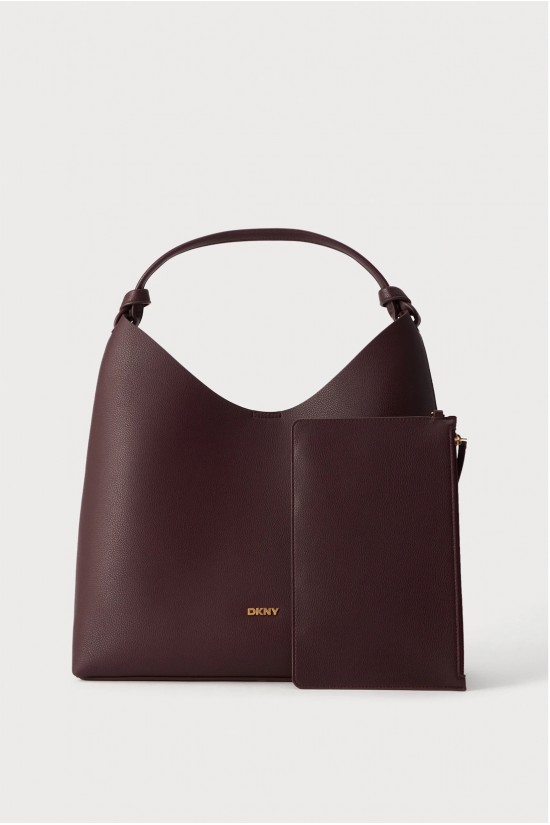 Γυναικεία μεγάλη μπορντό τσάντα ώμου - DKNY Paula Hobo R54CAO07 Γυναικεία μεγάλη μπορντό τσάντα ώμου - DKNY Paula Hobo R54CAO07