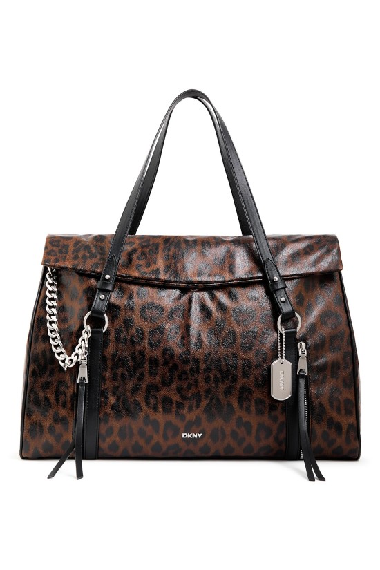 Γυναικεία μεγάλη τσάντα tote - DKNY Skye Leopar R63DLR14