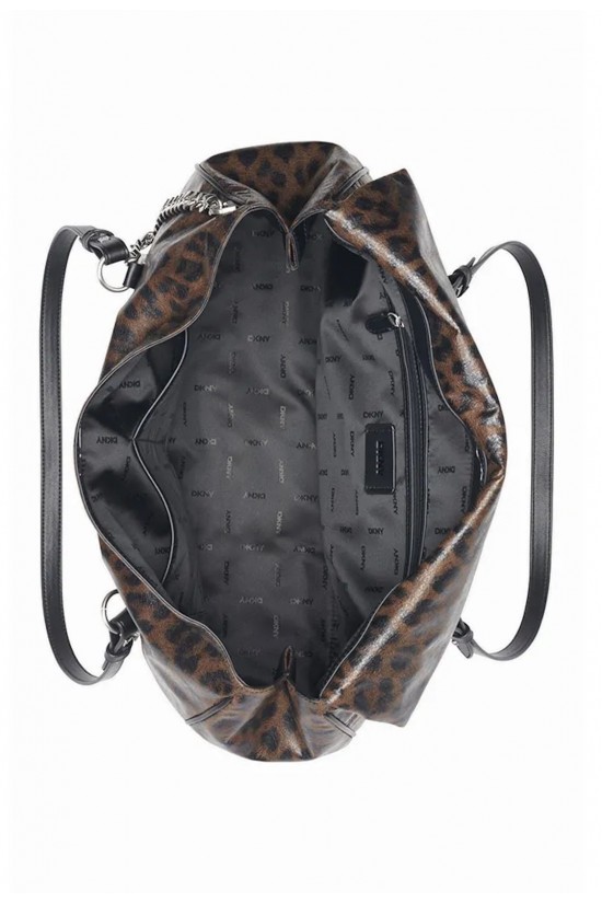 Γυναικεία μεγάλη τσάντα tote - DKNY Skye Leopar R63DLR14