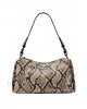 Γυναικεία μπεζ animal print τσάντα ώμου - DKNY Remy R63DME54
